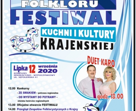 FESTIWAL FOLKLORU, KUCHNI I KULTURY KRAJEŃSKIEJ